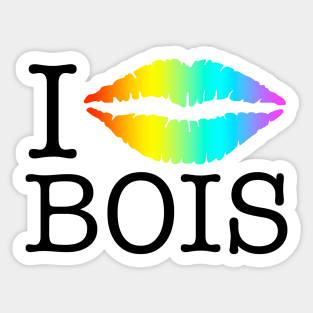 i kiss bois Sticker